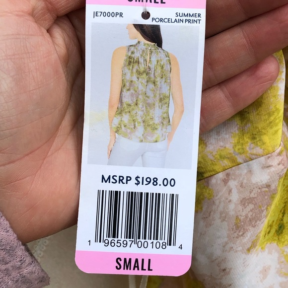 Joie☀️Sleeveless blouse in summer porcelain print - Picture 10 of 12